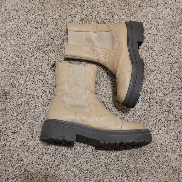 Sam Edelman Wellington Seasame Lug Boot Size 9 - Picture 4 of 6